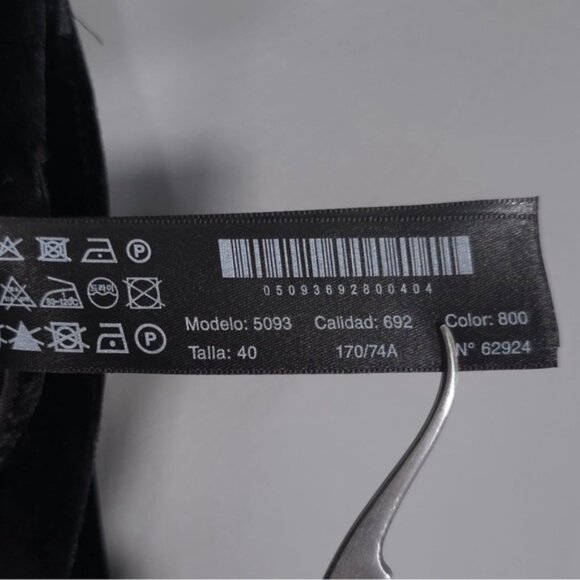 NWT MASSIMO DUTTI Women SILK MULBERRY Blend Velvet Trousers 5093/692/800 Size 8 - Picture 14 of 16